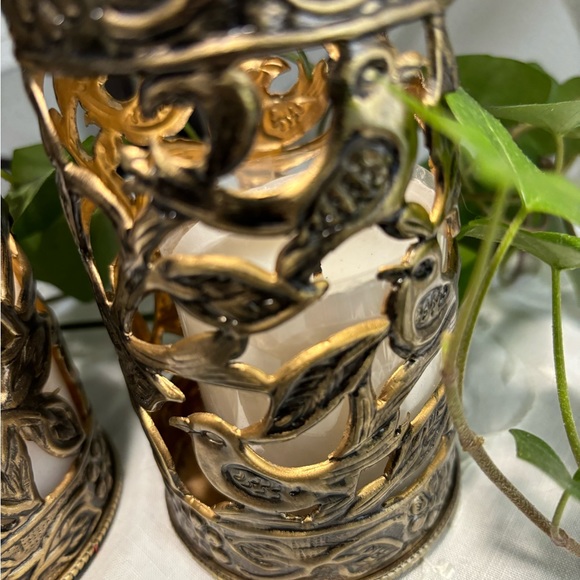 Pier 1 Scrollwork Candle Holders, size 6 x 3 - Picture 4 of 7